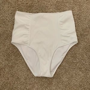 Never worn Aerie high waisted swim bottoms